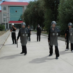新疆生产建设兵团女子劳教（戒毒）所举行预案演练