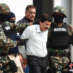 全球最大毒枭墨西哥头号通缉犯古斯曼(Joaquin Guzman)落网