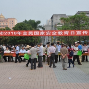 广西靖西市开展首个“全民国家安全教育日”宣传教育活动